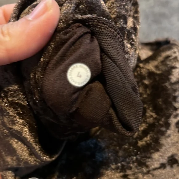 Lululemon H/R leggings Wunder Under, special edition Coffee Press Crushed Velvet - Picture 11 of 13